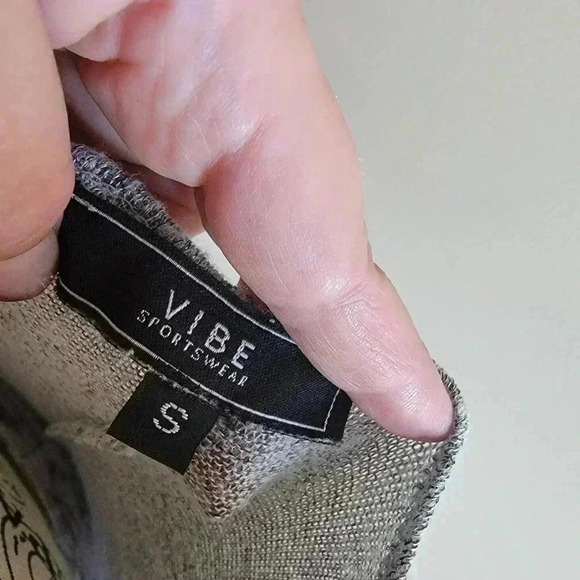 Vibe sportswear, grey knit dress, size small - Picture 4 of 5
